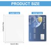 Tyqour 20 Pcs PVC Clear Card Sleeves, Social Security Card