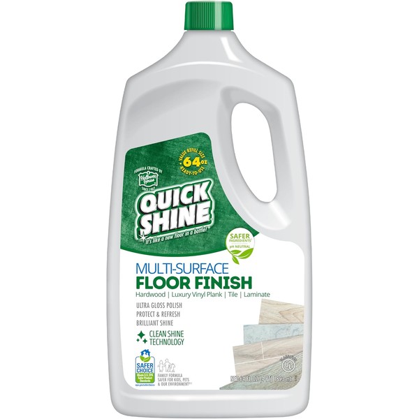 Quick Shine Multi Surface Floor Finish 64oz | Cleaner &