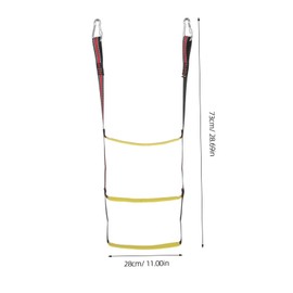 OHPHCALL Take The Escalator Boat Steps Boarding Ladder Portable for Sailboat Kayak Motorboat