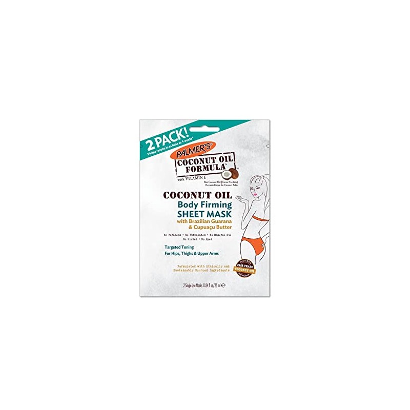 Palmer's Coconut Oil Formula Body Firming Sheet Mask, 0.84 Ounce