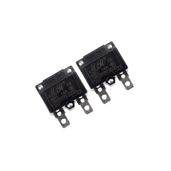 RKURCK RKURCK 14 Amps Thermal Circuit Breakers 125/250VAC 32VDC Automatic