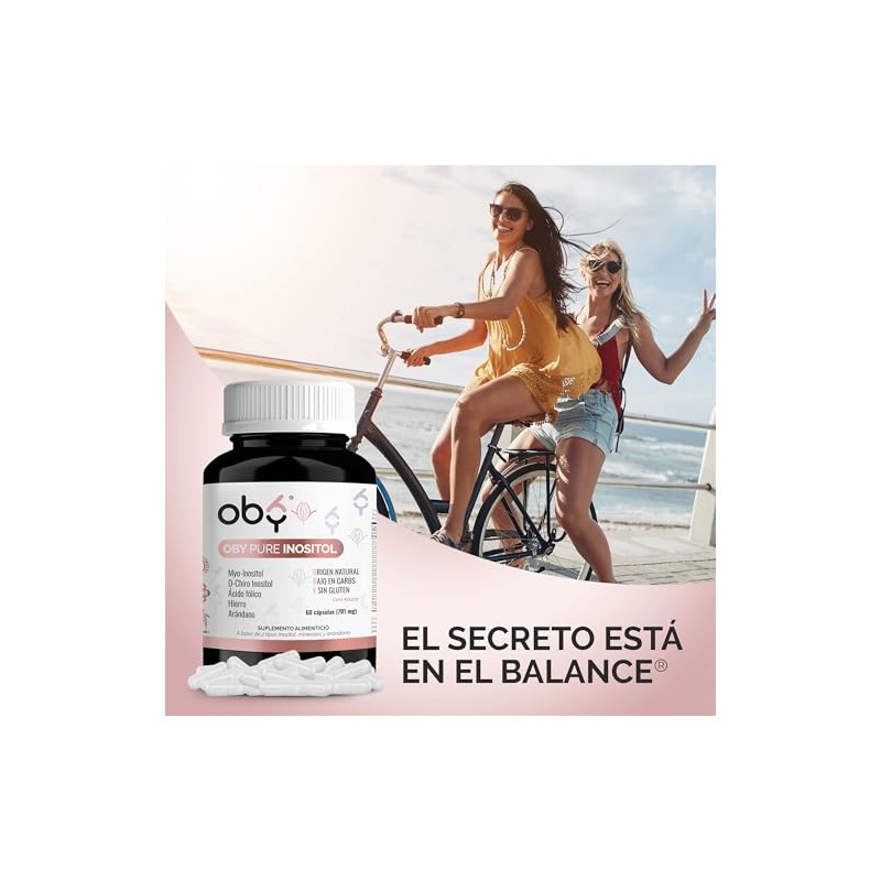 Oby Inositol Myo Chiro Acido Folico Hierro Extracto Arándano Suplemento