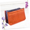 Vaguelly Portable Handbag Double Zipper Storage Bag Large Capacity Toiletries