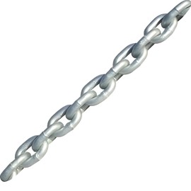Smart Choice Marine Hot Dipped Galvanized BBB 144 µm Micron Thick DIN766 High Test Marine Anchor Chain Choose Size and Length (3/8" BBB 144 µm Micron Thick DIN766, 025 feet)