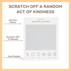 Reach International Outfitters Kindness Bucket List: 52 Scratch Off Cards | Random Acts of Kindness Ideas Card Box | Group & Family Activities to Spread Kindness | Experience Gifts | RIO