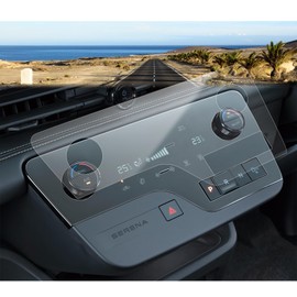 Coleya Nissan Serena C28 Type 6th Generation 2022 - Present Air Conditioner Protective Film, 2 Sheets, Nano LCD Protective Film, Air Conditioner Protection Screen, Bubble Free, Shatterproof, High