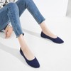 BABUDOG - Zapatos planos de malla para mujer, negros, cómodos