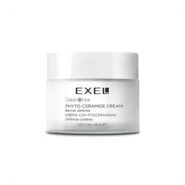 Crema Facial Vegana Con Fitoceramidas hidratante de defensa cutanea 48 Ml Green Line Exel Dermovegan skincare Ceramidas veganas Manteca de Cacao...   