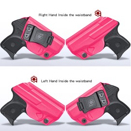 Amberide Ruger LCP .380 IWB Holster,Tough Kydex–Boltaron Inside Waistband Holster Fit Ruger LCP 380 Auto Pistol,Defined Retention Click,0–30°Cant Adjustment,Built for Real EDC Use