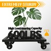 NULTRUMA 22" Heavy Duty Plant Caddy with Wheels, 600lbs Large