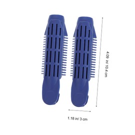 WOONEKY Hair Clip Set 6pcs Plastic Rollers Bang Curlers Clips Hair Styling Tool Easy to Use