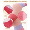 Cotton Compression Socks for Women - 15-20mmHg Cushioned Sole, Soft