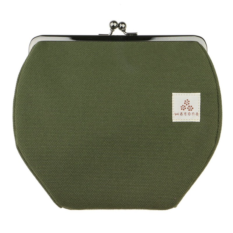 watona Canvas Purse 5 Inch Slim Cosmetic Pouch (Slim) 50s