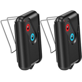 Kingdder 2 Pcs Garage Door Remote Compatible with Guardian 2211 l 2 Button Garage Door Remote Transmitter 303mhz/390mhz Black Gate Opener Transmitter with Keychain and Base