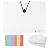 Pack of 1 A4 Document Folder with 12 Compartments, Expanding