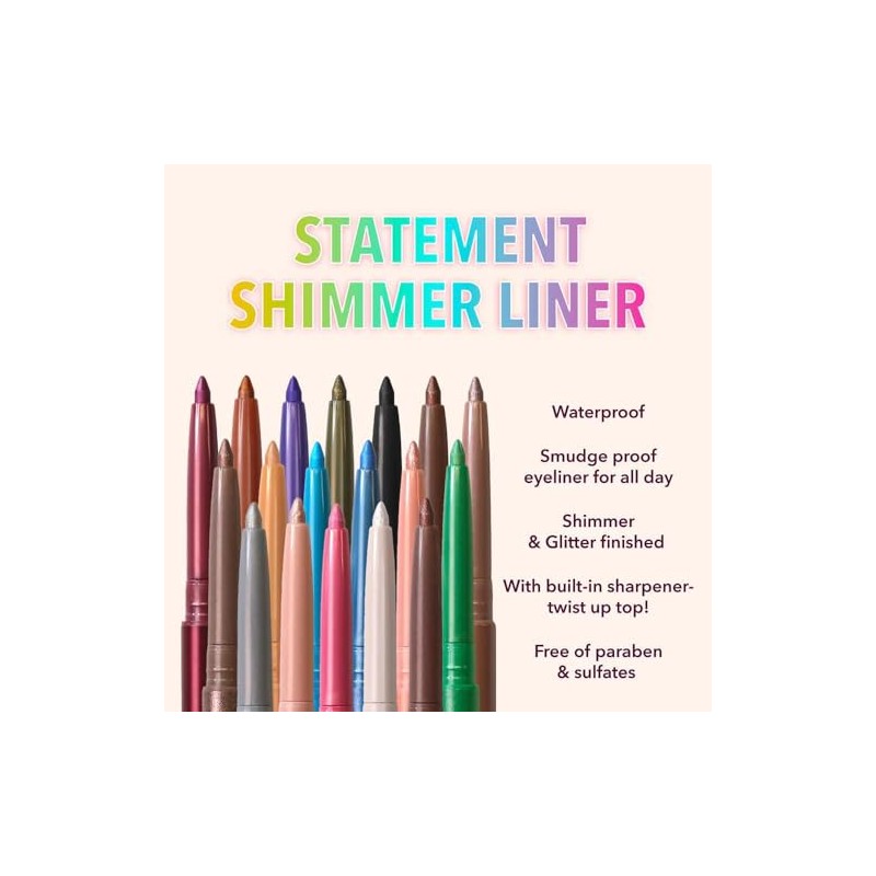 Delineador de ojos Statement Shimmer (003, blanco perlado)