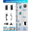 WiFi Smart Keyless Entry Door Lock Set w/Front Door Handle,