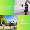 Silent Pickleball Balls - Quiet Foam Pickleballs for Indoor and