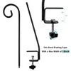 MIXXIDEA Heavy Duty Deck Rail Pole Deck Hook, Extensible and