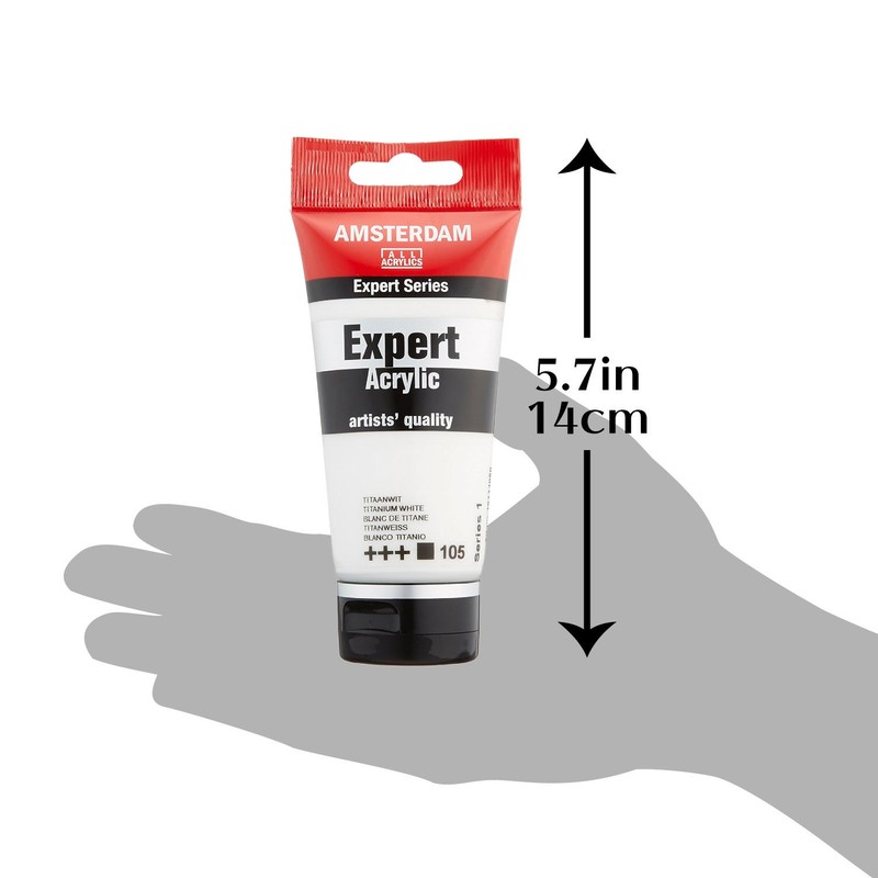 Amsterdam Expert Acrylic: (Acrylic) 75 ml. Series 1 - Titanium