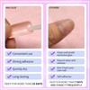 Lifextol 120pc White French Tip Press on Nails Short Fake