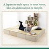 BJDesign Square Tatami Bench and Raised Platform Unit | Japanese