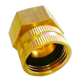 YOUHO Garden Hose Adapter 1" NTP Female x 3/4" GHT(F) Drip Irrigation Tubing to Faucet - Reusable Connector Fittings for Most Rain Bird, Orbit, Dig, Toro, Garden Extension Repair Fitting 1PCS