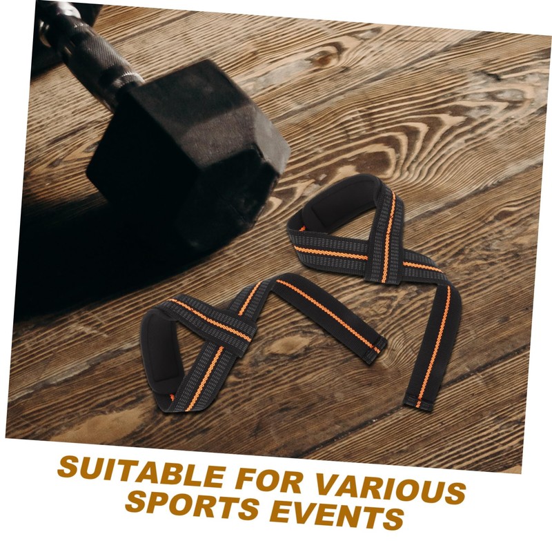 BIUDECO 2pcs Weight Lifting Grip Straps Durable Gym Lifting Straps