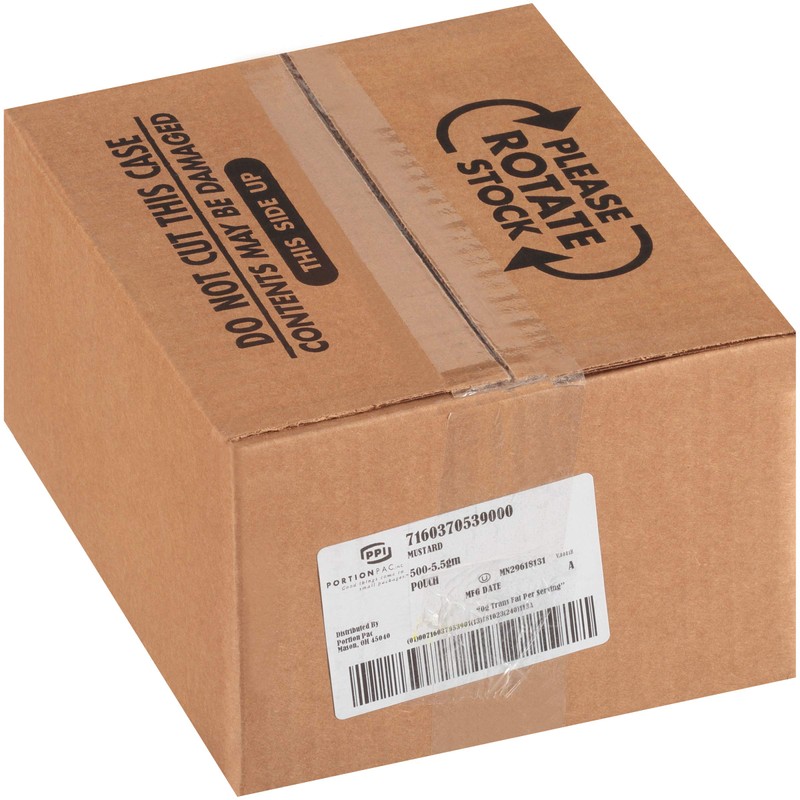 Portion Pack Mustard, 0.19-Ounce Single Serve Packages (Pack of 500)