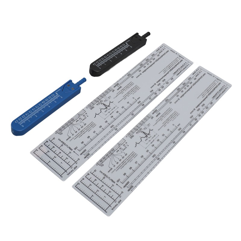 2 Sets EKG Calipers and EKG Ruler Combination Set Electrocardiogram