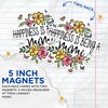 (2 Pack) Happiness is Being a Mimi Magnets - Floral