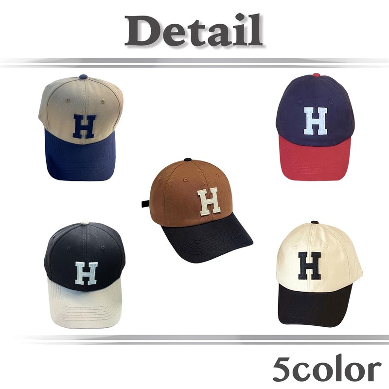White Fang CZ041 Baseball Cap, Logo, English Letter Cap, Stylish,