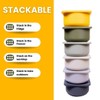 Babadoh BIG Silicone Pizza Dough Proofing Containers with Lids |