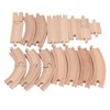 Wooden Train Track Set for Toddlers Assembly Kit Building Toys