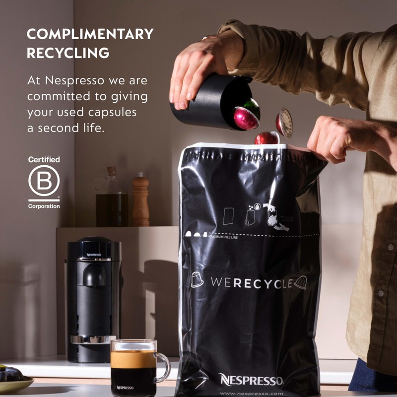 Nespresso Capsules Original, Roma, Medium Roast Espresso, 50-Count Espresso Coffee