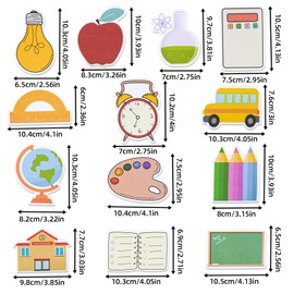 JHGCVX 13 Pack Back to School Sticky Notes,390 Sheets Back to School Theme Sticky Notes for Teacher Student Gifts School Supplies