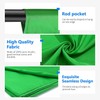 BOLLUMA 1.8x2.7m Green Screen Background Photography Backdrop, 100% Cotton Muslin