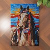 Indian Horse Latch Hook Rug Kit for Adults Easy Carpet