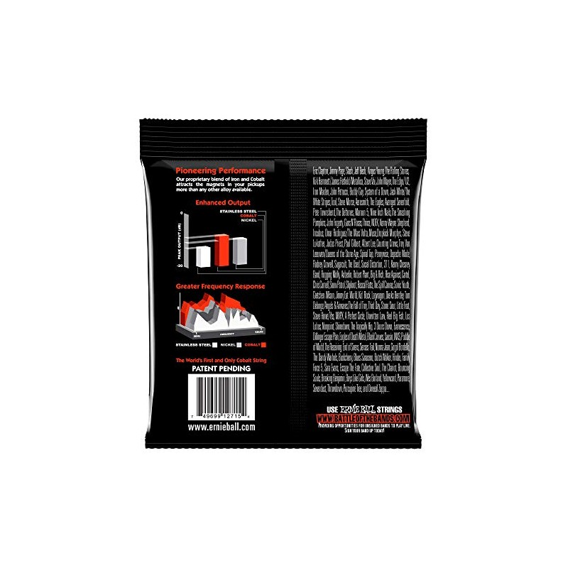 4 PACK Ernie Ball 2730 Cobalt 7-String Skinny Top Heavy