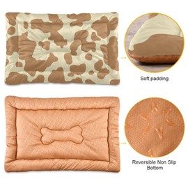 xigua Cow Pet Bed, Soft Anti-Slip Dog Cat Bed Pet Mattress for Small Medium Large Dogs and Cats, 36 x 24 Inch
