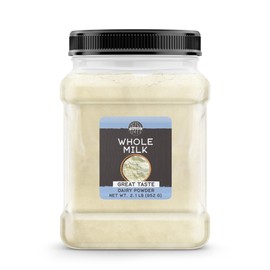 Birch & Meadow 2.1 lb of Whole Milk Powder, Light Sweet Taste, Food Storage (33.6 Ounce)