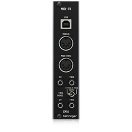Behringer CM1A Modular Synthesizer, Eurorak Module, Euro-Rack Compatible, MIDI to CV Converter Module, S-Trigger, V-Trigger, Multiple Modes, Black