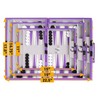 Crazy Games Backgammon Set - Classic Purple Large 18 Inch