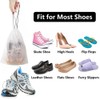 Henyall 10Pcs Drawstring Storage Bag,Foldable Clear Storage Bag,Waterproof Plastic Thickened