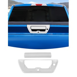 Summleaf for Ford F150 2015-2020 Tailgate Door Handle Cover Trim Decor Bezel,Auto Outside Rear Door Handle Covers Decor Trim Exterior Accessories(White)
