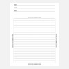 Yeplan Carbonless Lab Notebook - 8.5" x 11" Chemistry Notebook