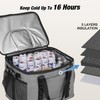 WARMOUNTS Insulated Cooler Bag 75 Cans, Soft Sided Portable Lunch