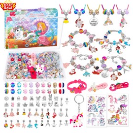 Bracelet making kit for Girls,Arts and Crafts for kids girls age 5-12,Girls toys