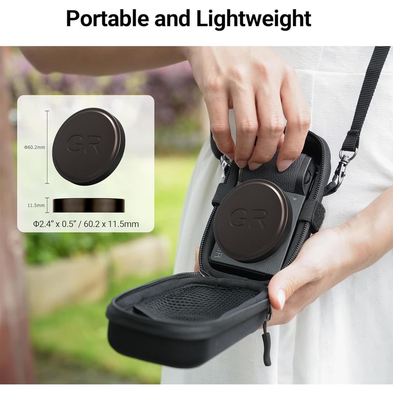 LC-GR3 Metal Lens Cap for Ricoh GR IIIx HDF, GR