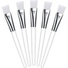 24 Pieces Face Mask Brush Transparent Face Mask Brush Cosmetic